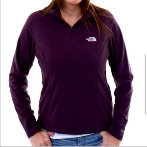 North Face Fleecy Quarter Zip